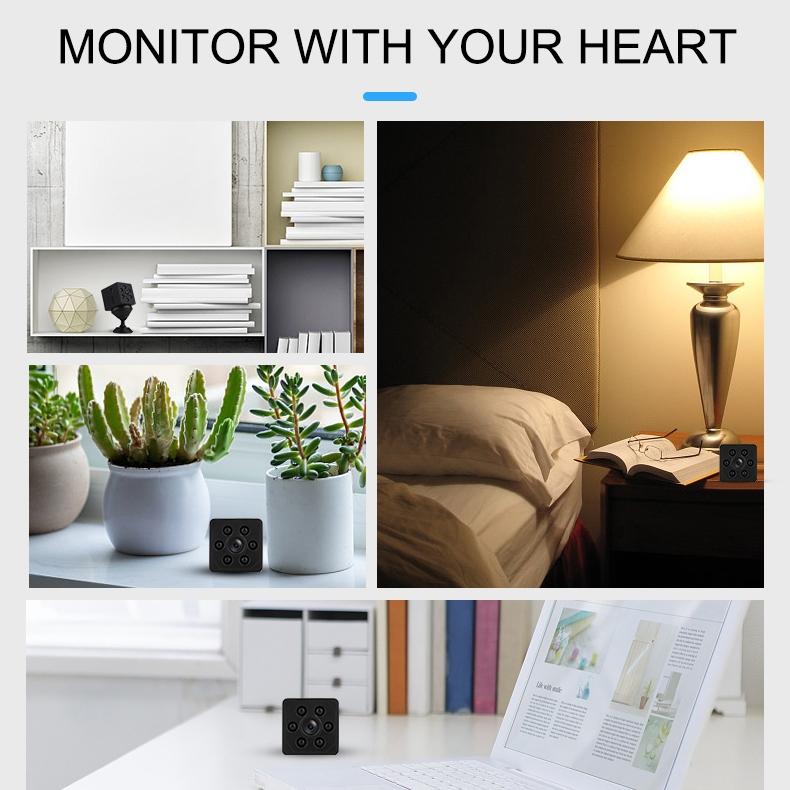 Smart WiFi Camera 1080P HD – Motion Detect, Night Vision & TF Card