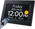 Digital Day Clock with Auto Dimming & Voice Assist