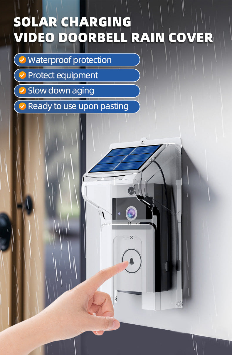 HD Wireless Video Doorbell with Solar Charging