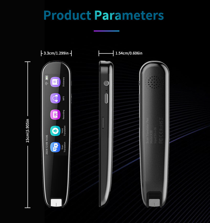 Smart AI Scan & Voice Translator Pen – 112+ Languages, Offline Mode