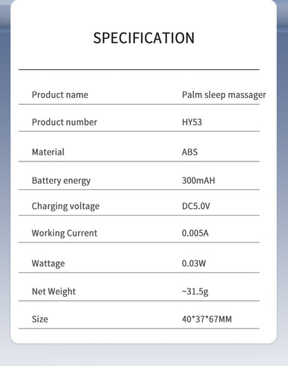 Handheld Microcurrent Sleep Aid Device – Black