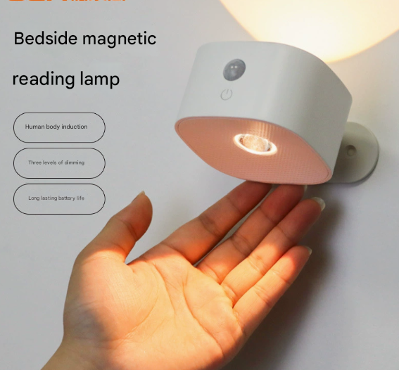 Dual Light Source Motion Sensor Wall Light – 3 Brightness Levels, White
