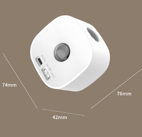Dual Light Source Motion Sensor Wall Light – 3 Brightness Levels, White
