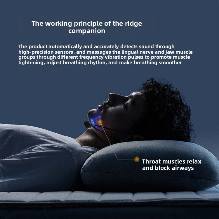 Smart Anti-Snoring Device – TENS Pulse Snore Stopper