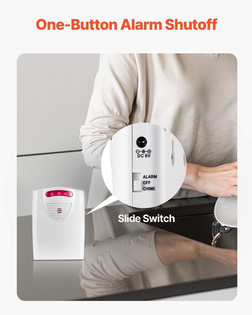 Wireless Bed Alarm System with Sensor Pad & Pager – 14 x 30 inch