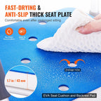 360° Swivel Shower Chair with Pivoting Arms – 400lbs