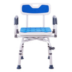 360° Swivel Shower Chair with Pivoting Arms – 400lbs