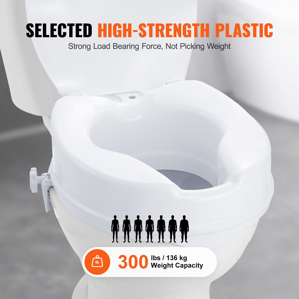 Raised Toilet Seat – 100 mm