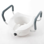 5-Inch Raised Toilet Seat with Padded Support Armrests – 159 kg Capacity