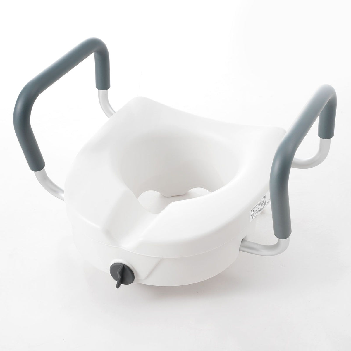 5-Inch Raised Toilet Seat with Padded Support Armrests – 159 kg Capacity
