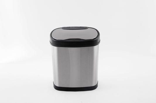 12L Automatic Sensor Dustbin – Silver & Black
