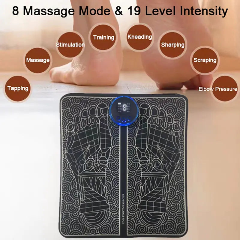 Electric EMS Foot Massager Pad