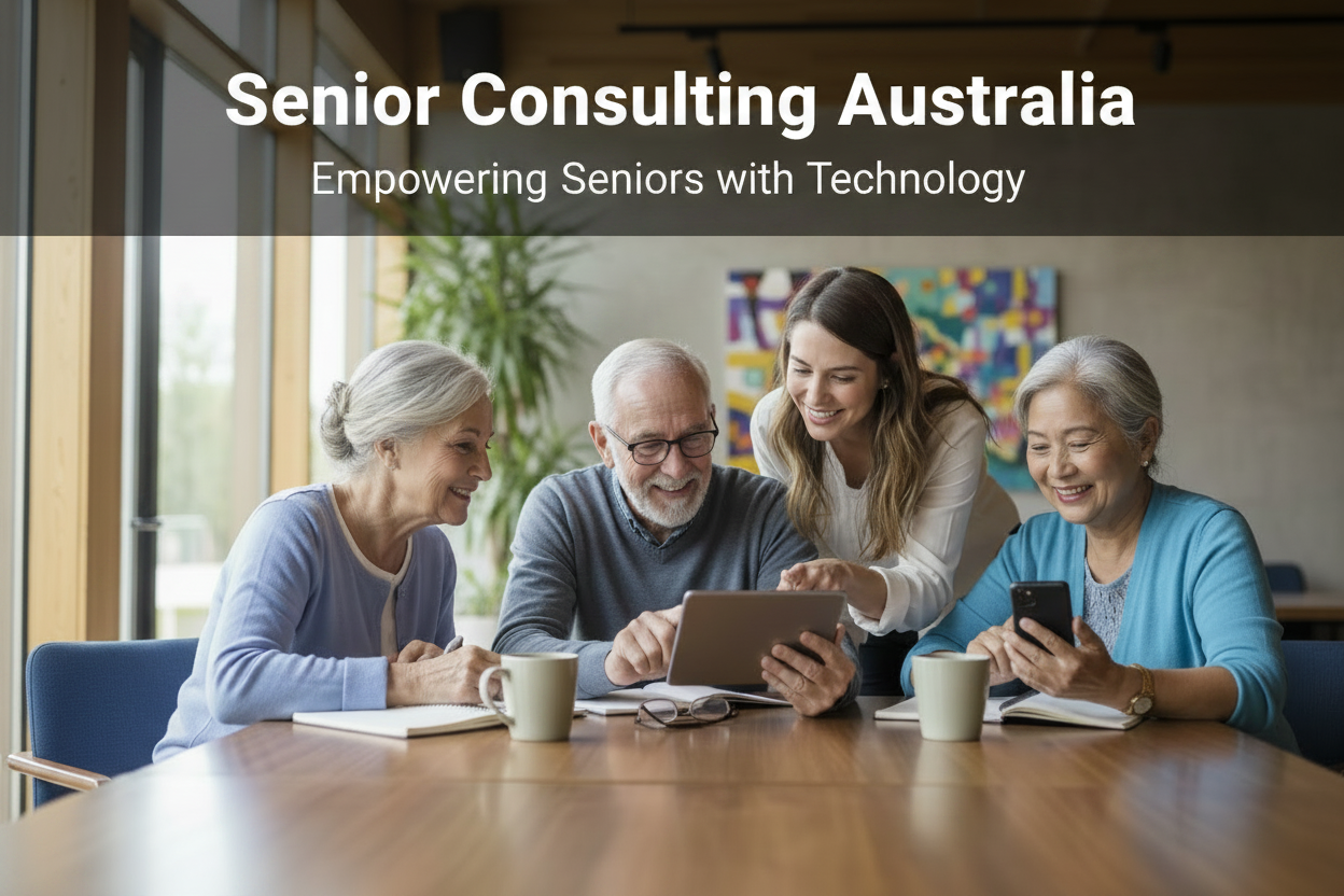 Senior Consulting Australia Hero Banner with Text