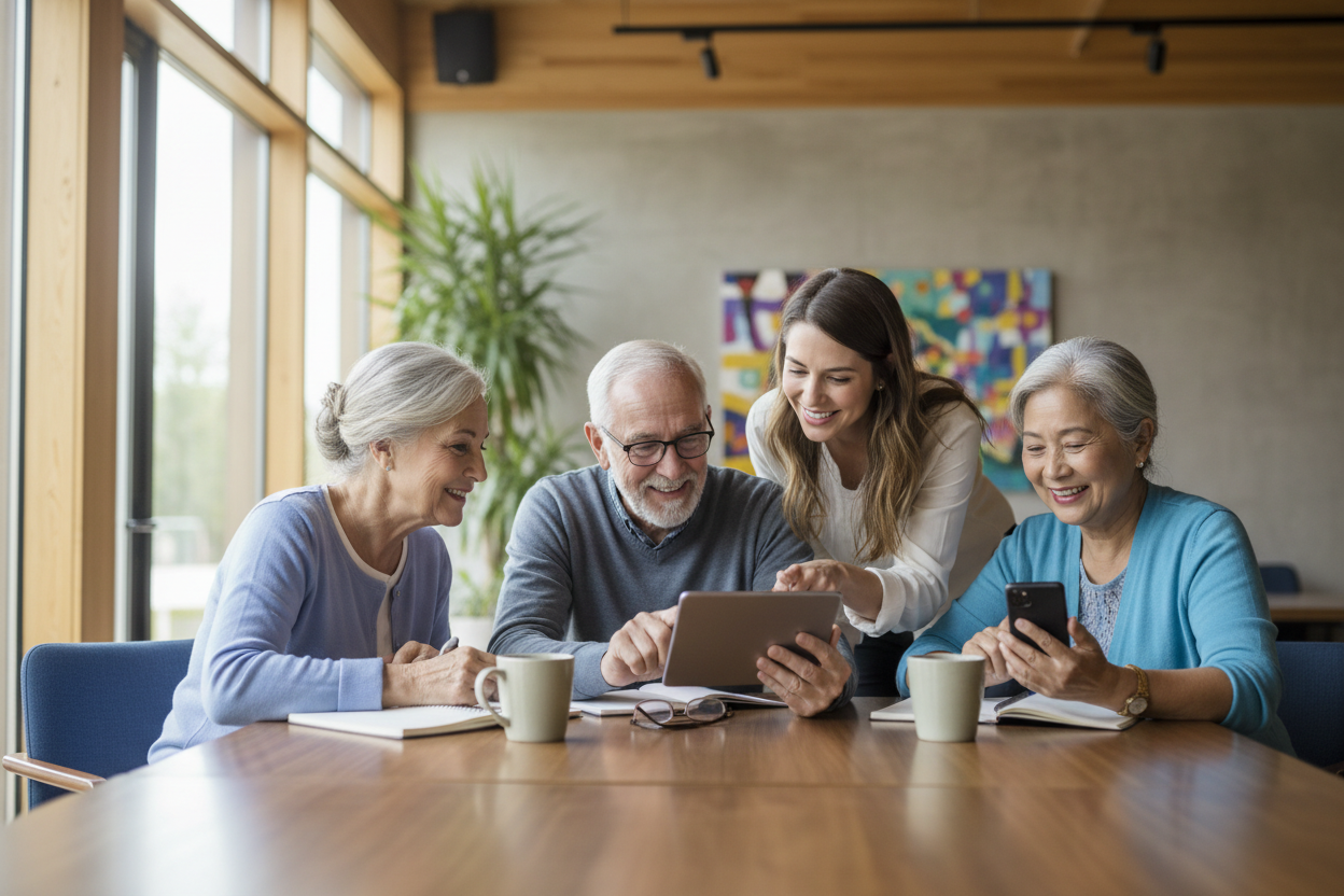 Seniors Learning with Technology